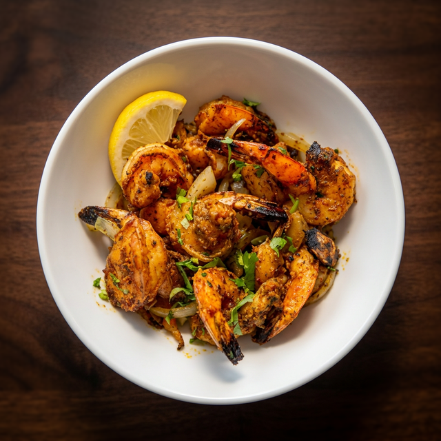 Shrimp Tikka Masala.