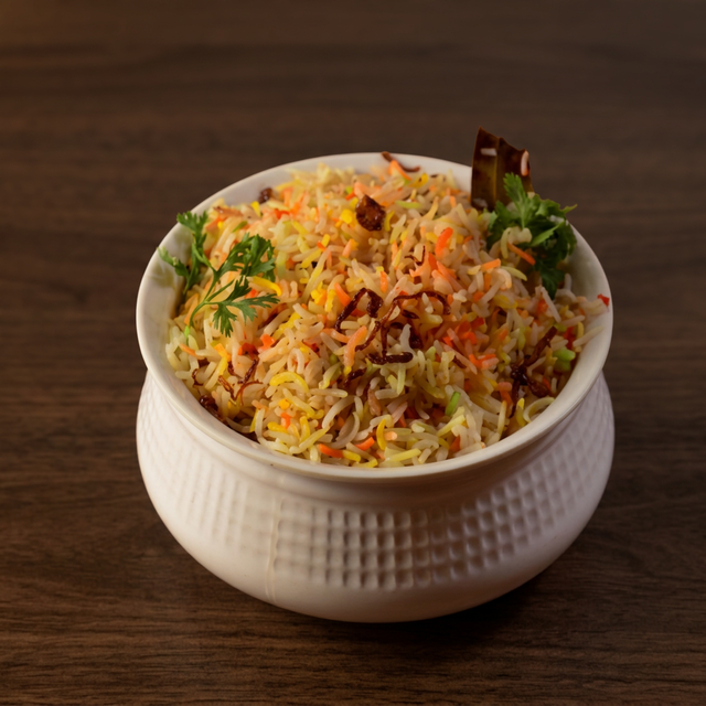 Veggie Biryani.
