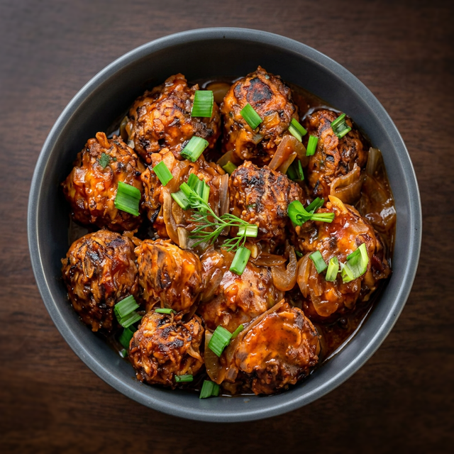 Veggie Manchurian.