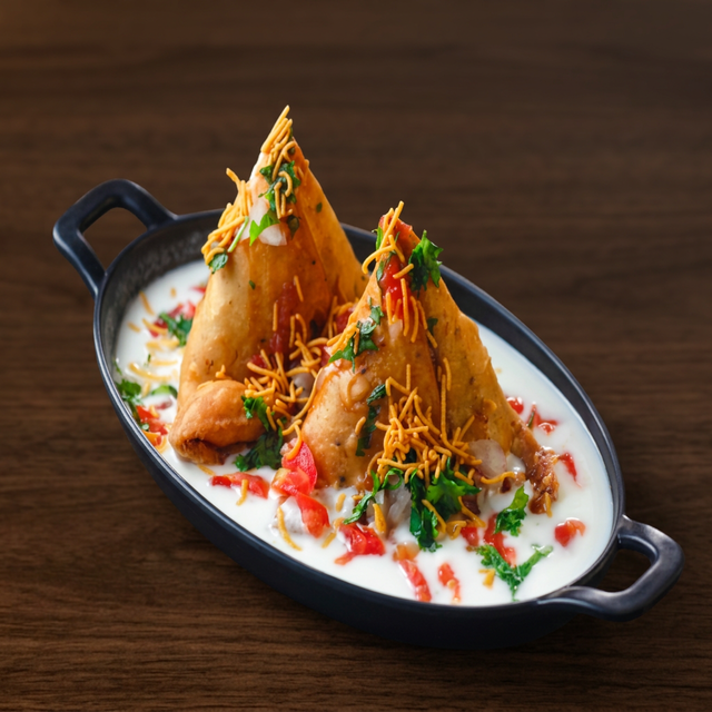 Samosa Chaat.